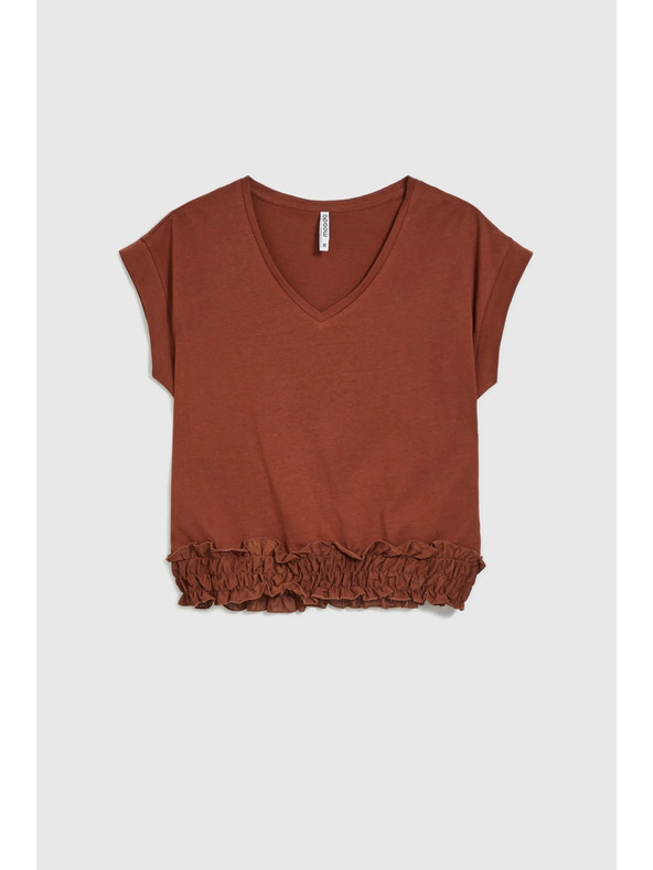 Moodo Brauner Top