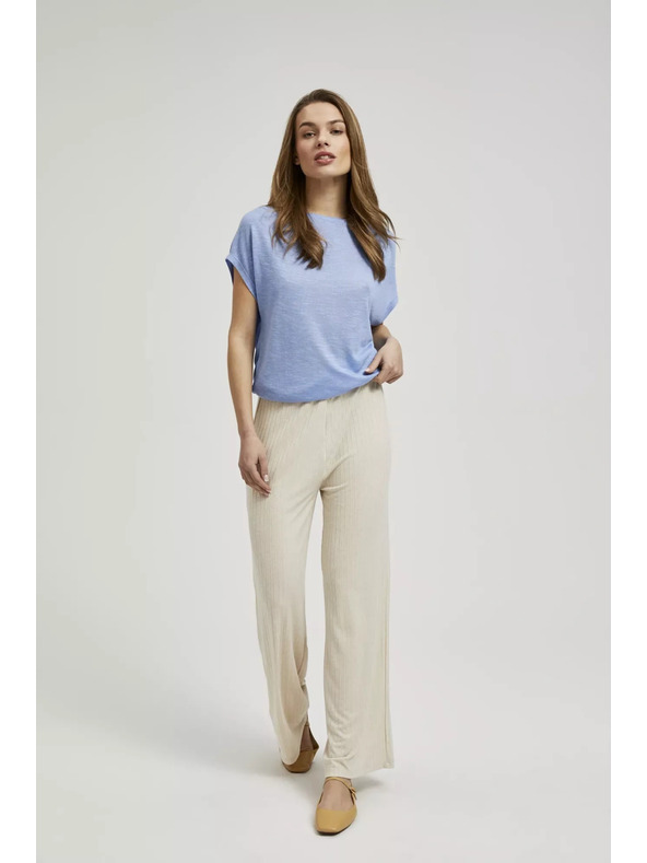 Moodo Hellblauer lockerer Top