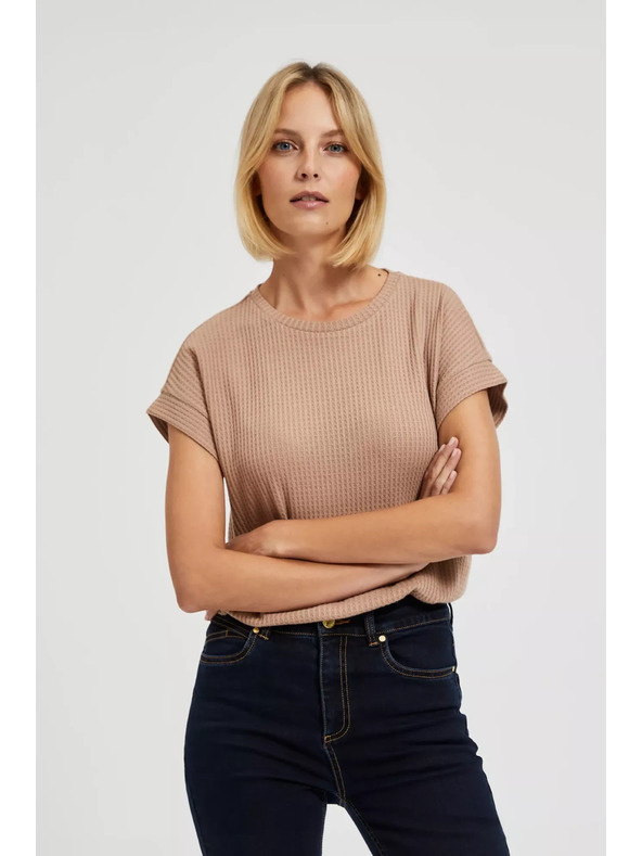 Moodo Hellbrauner Top