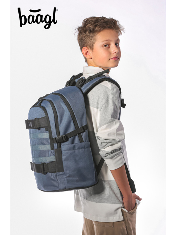 BAAGL  BAAGL Schulrucksack Skate Dust Blue