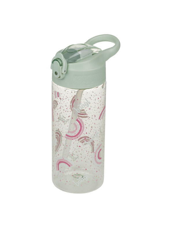 BAAGL  BAAGL Tritan-Trinkflasche mit Strohhalm Regenbogen 500 ml