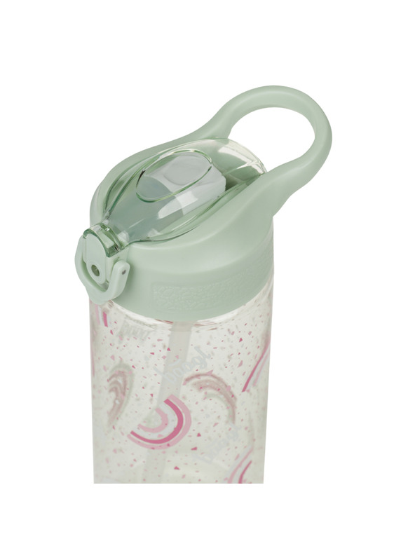 BAAGL  BAAGL Tritan-Trinkflasche mit Strohhalm Regenbogen 500 ml
