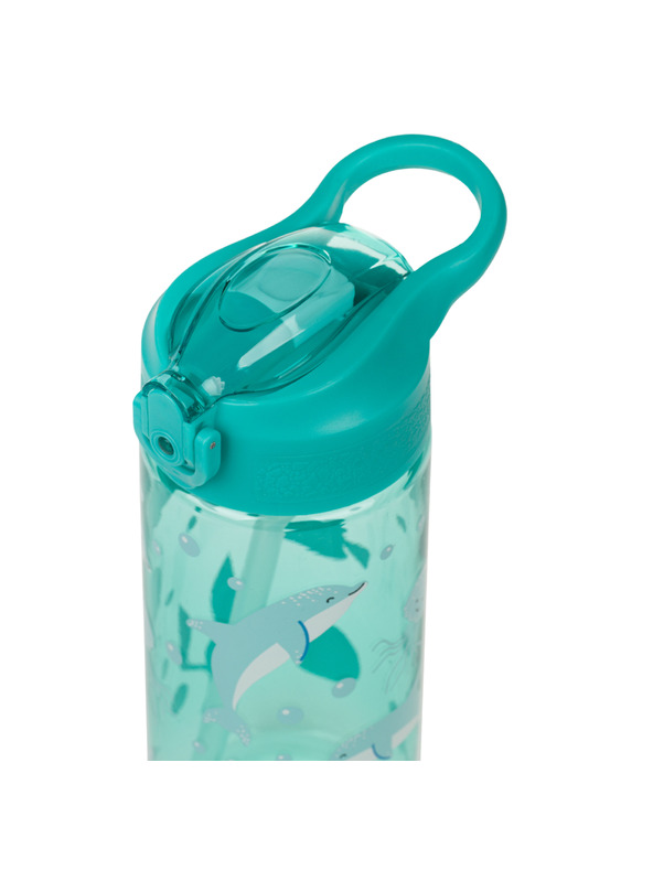 BAAGL  BAAGL Tritan-Trinkflasche mit Strohhalm Delfin 500 ml