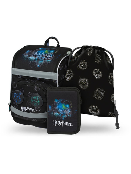BAAGL  BAAGL SET 3 Zippy plus Hogwarts: Schulranzen, Federmäppchen, Beutel