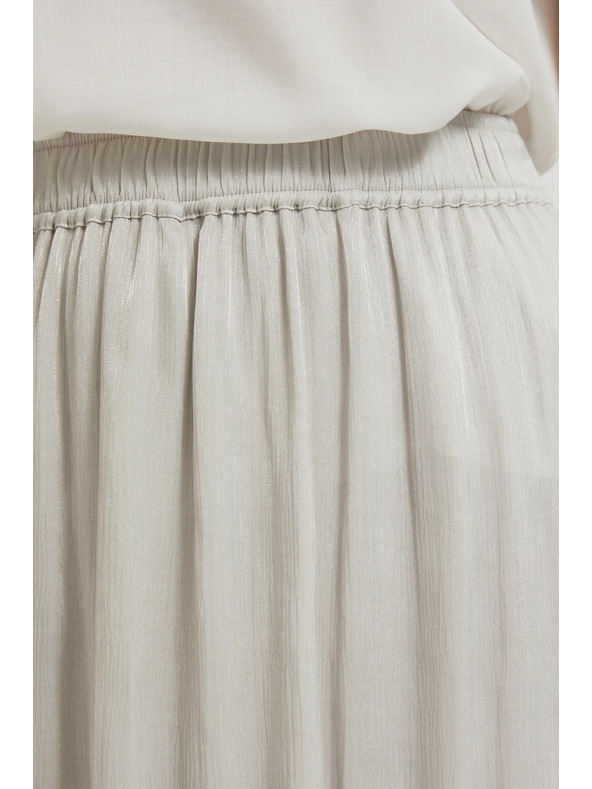 Moodo Grauer Plisseerock