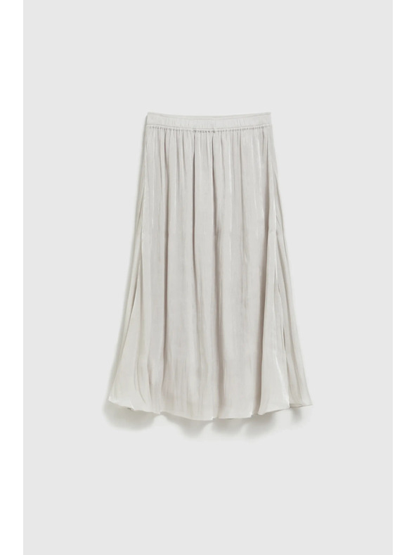 Moodo Grauer Plisseerock