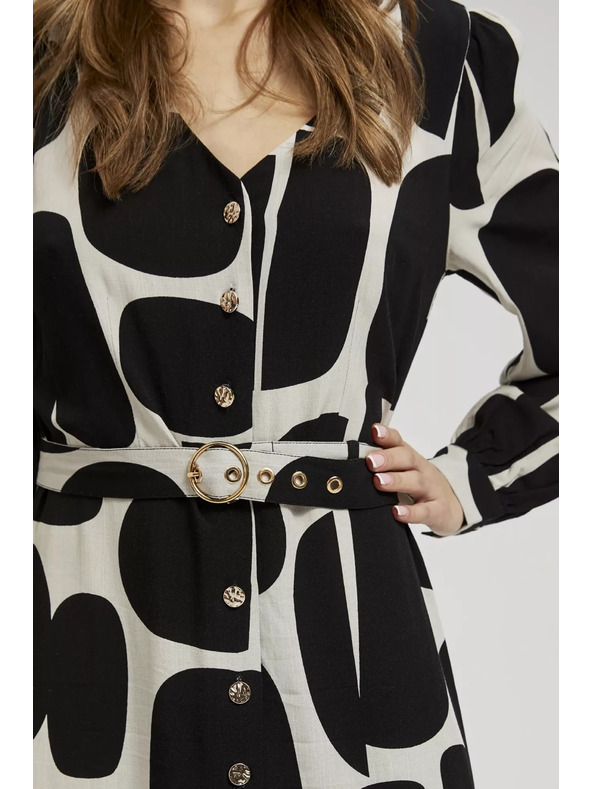 Moodo Kleid mit Gürtel