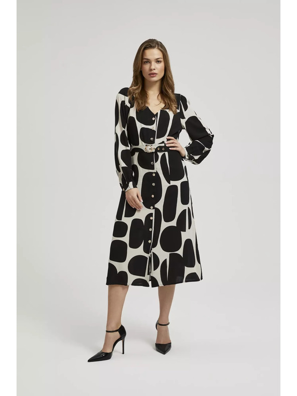 Moodo Kleid mit Gürtel