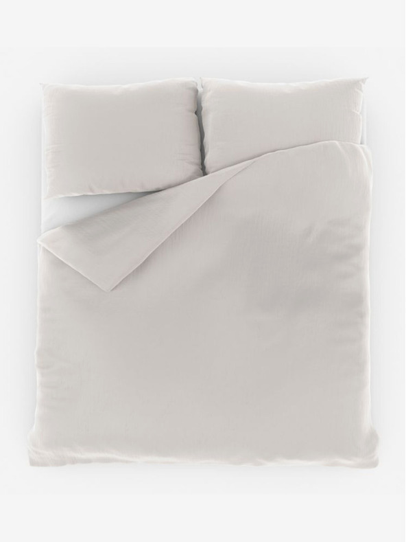 Kvalitex French Muslin Bedding 240x220, 70x90cm cream Kvalitex