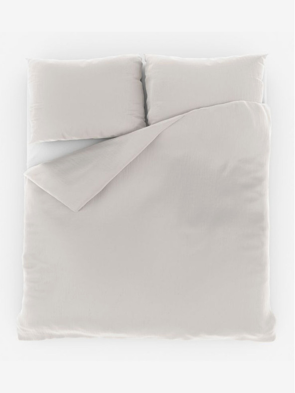 Kvalitex French Muslin Bedding 220x200, 70x90cm cream Kvalitex