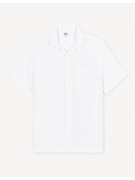 Celio Weißes Herrenhemd Celio Decolml