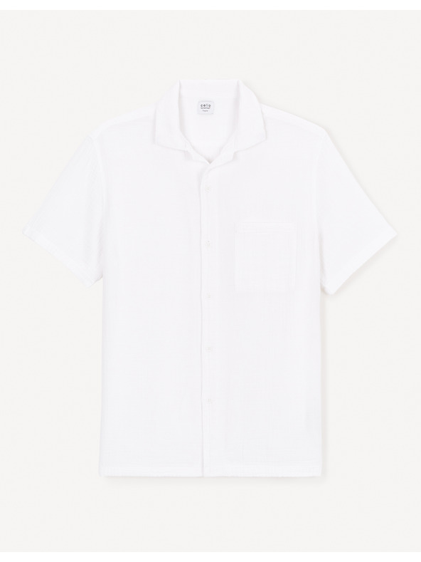 Celio Weißes Herrenhemd Celio Decolml