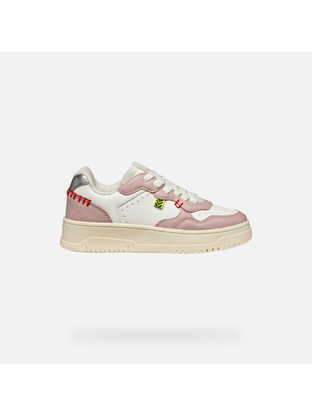 Geox Weiße Mädchen-Sneaker Geox Lestrella