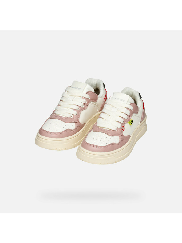 Geox Weiße Mädchen-Sneaker Geox Lestrella