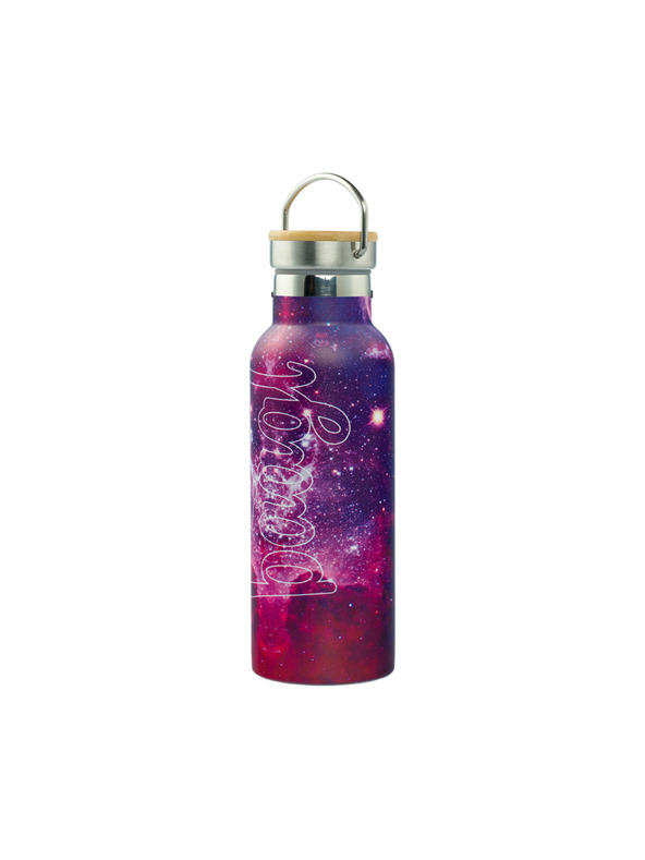 BAAGL  BAAGL Thermoflasche mit Bambusdeckel Galaxy, 500 ml