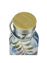 BAAGL  BAAGL Thermoflasche mit Bambusdeckel Leafs, 500 ml