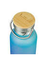 BAAGL  BAAGL Thermoflasche mit Bambusdeckel Gradient Blau-Violett, 500 ml