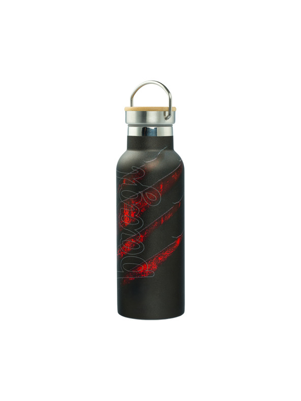 BAAGL  BAAGL Thermoflasche mit Bambusdeckel Lava, 500 ml