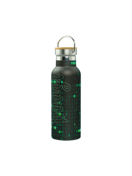 BAAGL  BAAGL Thermoflasche mit Bambusdeckel Numbers, 500 ml