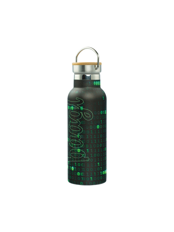BAAGL  BAAGL Thermoflasche mit Bambusdeckel Numbers, 500 ml