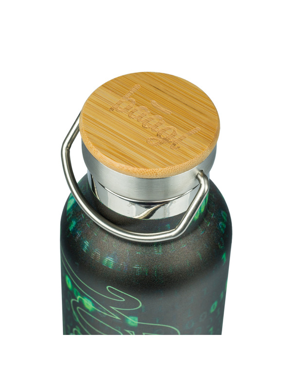 BAAGL  BAAGL Thermoflasche mit Bambusdeckel Numbers, 500 ml