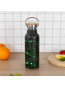 BAAGL  BAAGL Thermoflasche mit Bambusdeckel Numbers, 500 ml