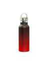 BAAGL  BAAGL Thermoflasche mit Bambusdeckel Gradient Rot-Schwarz, 500 ml