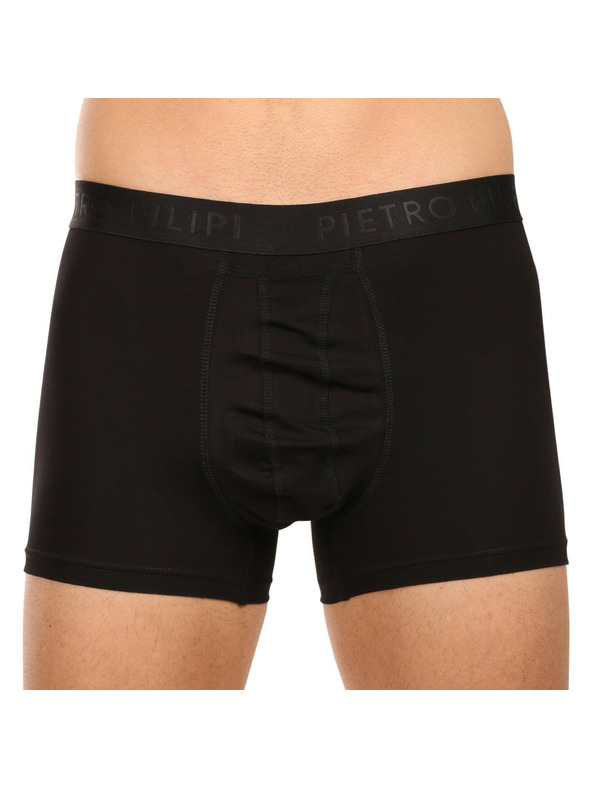 Pietro Filipi 3er-Set - Herren Boxershorts Pietro Filipi mit Hodenschutz schwarz