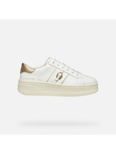 Geox Weiße Damen Geox Spherica ECUB-2 Turnschuhe