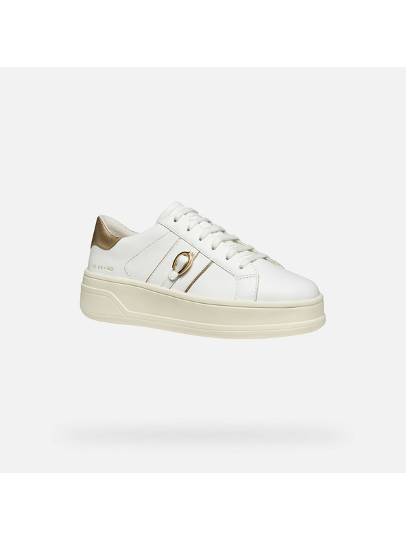 Geox Weiße Damen Geox Spherica ECUB-2 Turnschuhe