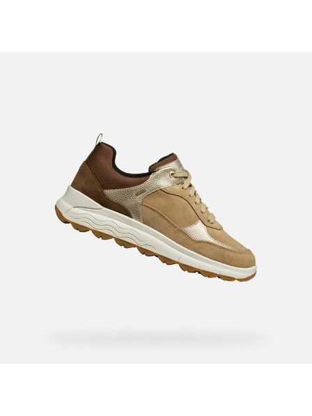Geox Beige Damen Geox Spherica 4x4 Turnschuhe B ABX
