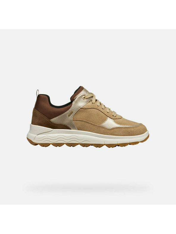 Geox Beige Damen Geox Spherica 4x4 Turnschuhe B ABX