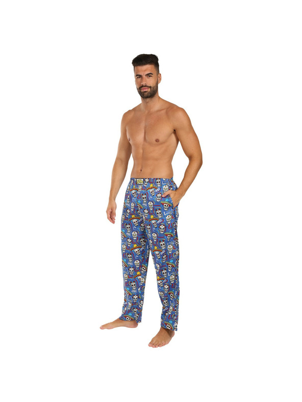 Styx Herren Schlafanzughose Styx Schädel