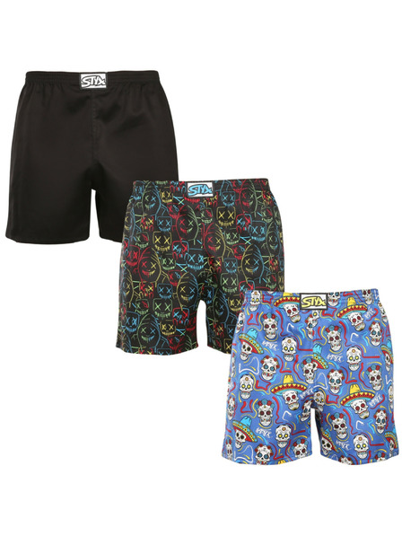 Styx 3er Set - Herren Schlafanzughosen Styx mehrfarbig
