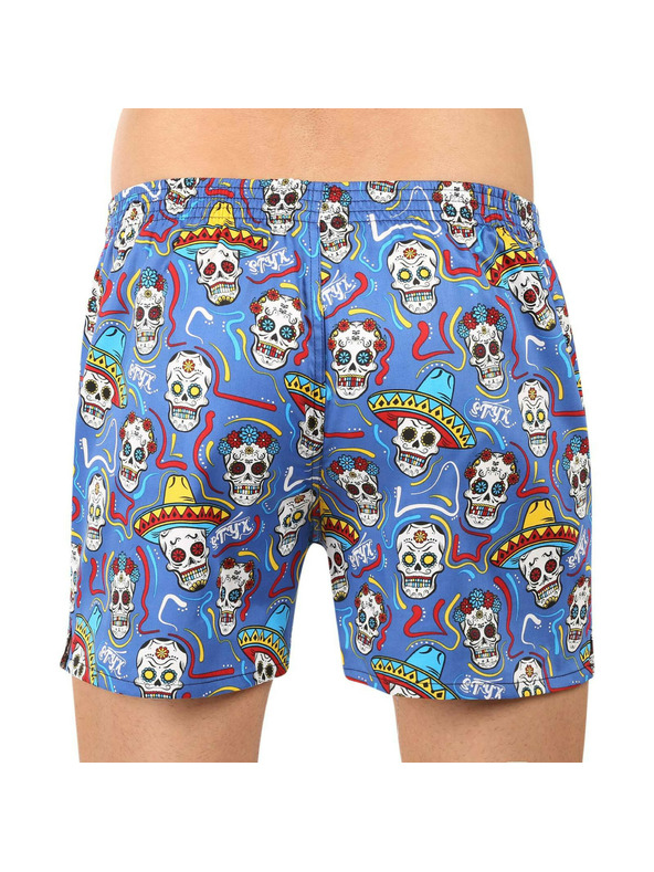 Styx Herren Boxershorts Styx Premium Art klassischer Bund Schädel