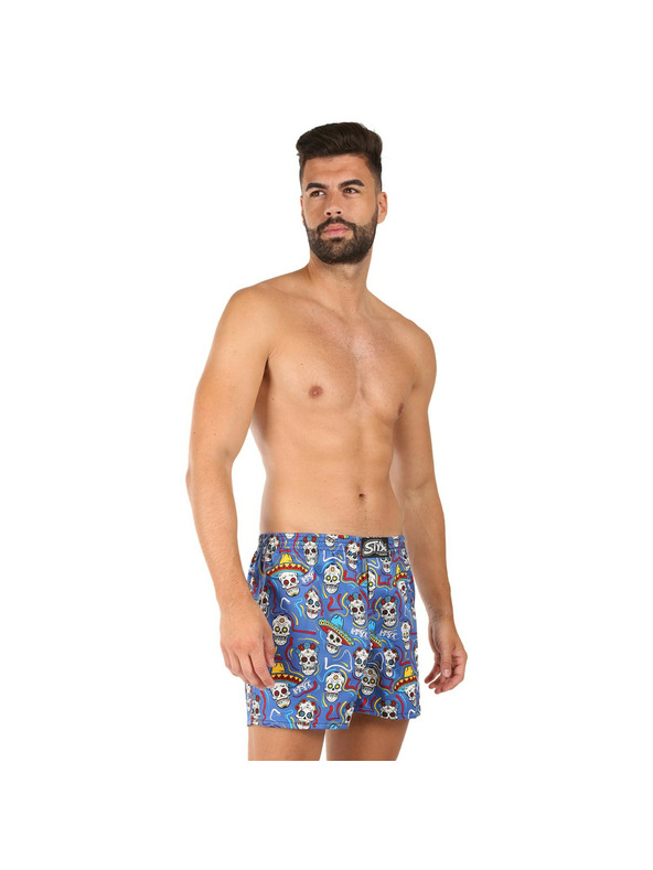 Styx Herren Boxershorts Styx Premium Art klassischer Bund Schädel