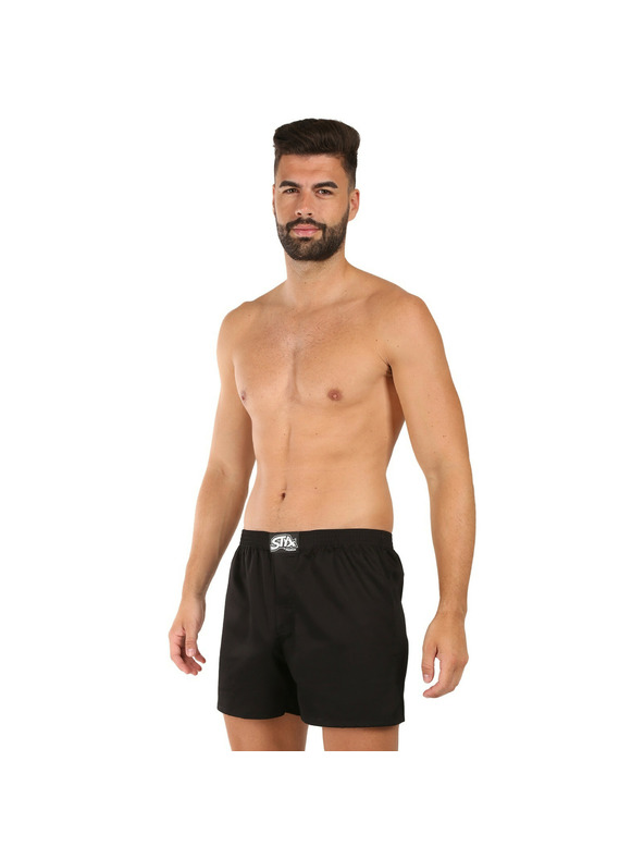 Styx Herren Boxershorts Styx Premium Art klassischer Bund schwarz