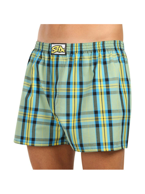 Styx Dreier-Set Herren Styx Shorts klassisch elastisch mehrfarbig