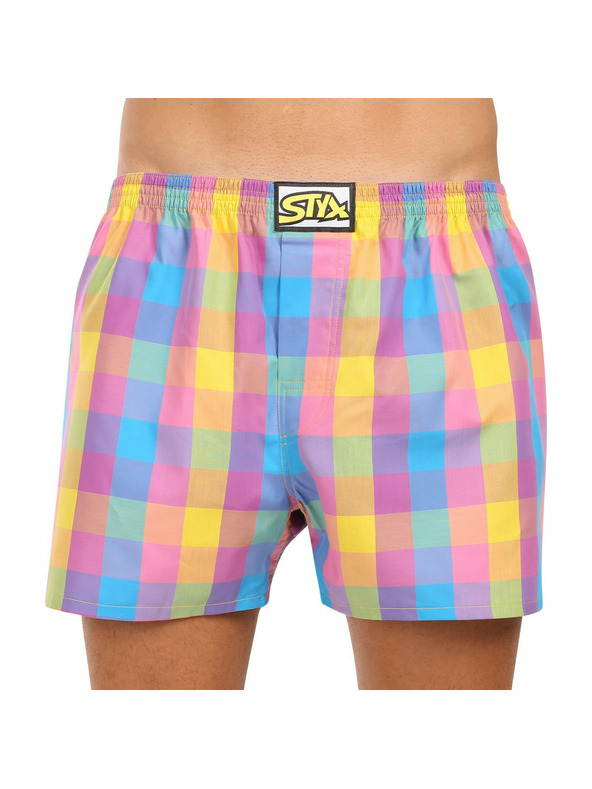 Styx Dreier-Set Herren Styx Shorts klassisch elastisch mehrfarbig
