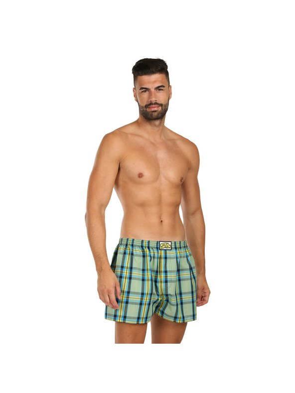 Styx Dreier-Set Herren Styx Shorts klassisch elastisch mehrfarbig