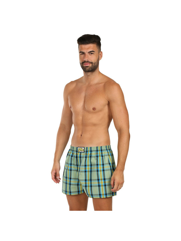 Styx Dreier-Set Herren Styx Shorts klassisch elastisch mehrfarbig