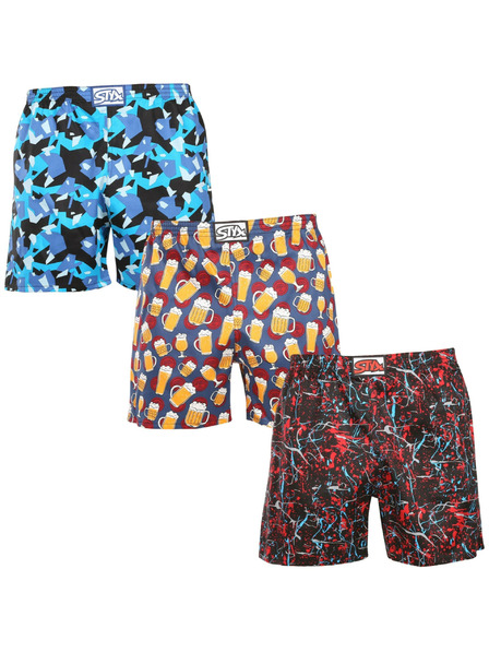 Styx 3er Set - Herren Schlafanzughosen Styx mehrfarbig