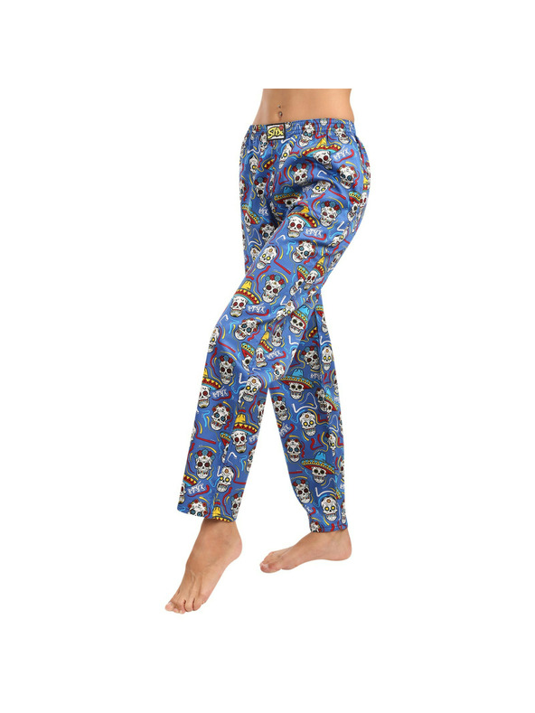 Styx Damen Schlafanzughose Styx Schädel