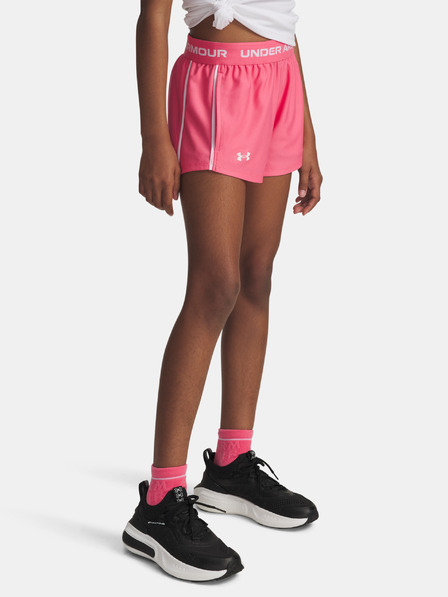 Under Armour Mädchen Shorts Under Armour G Tech Play Up Short-PNK