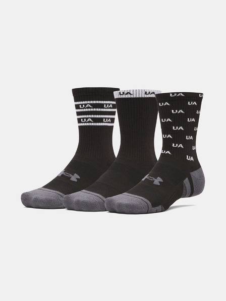 Under Armour Unisex Socken Under Armour UA Perf Tech Nov 3pk Crew-BLK