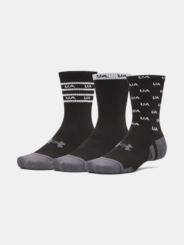 Under Armour Unisex Socken Under Armour UA Perf Tech Nov 3pk Crew-BLK