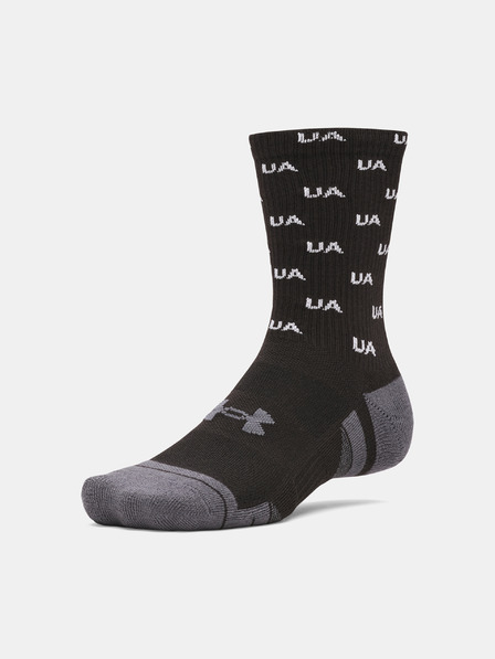 Under Armour Unisex Socken Under Armour UA Perf Tech Nov 3pk Crew-BLK