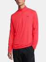Under Armour Herren T-Shirt Under Armour UA Tech Textured 1/2 Zip-RED