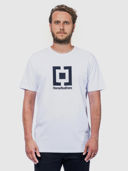 Horsefeathers Weißes Herren T-Shirt Horsefeathers Base