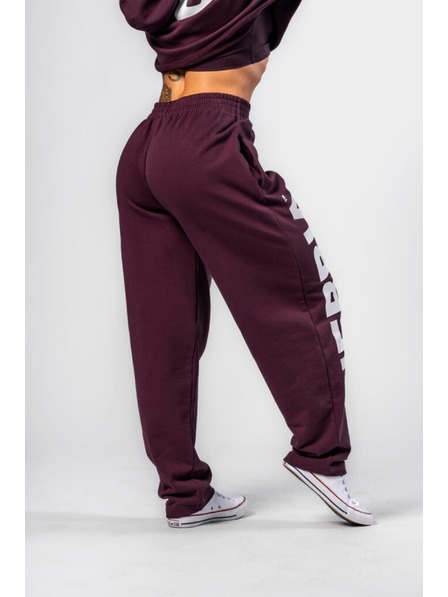Nebbia Bordeauxrote Baggy-Hose NEBBIA BOYFRIEND STYLE 432